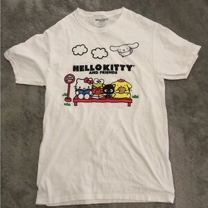 Hello Kitty Kids White Graphic T-Shirt